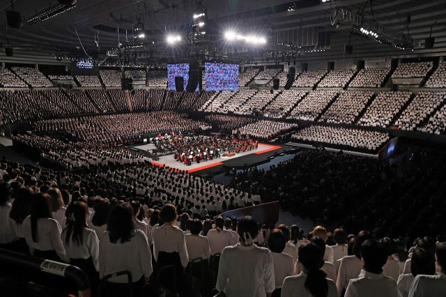 『サントリー1万人の第九』2024年の様子 （C）MBS／サントリー１万人の第九