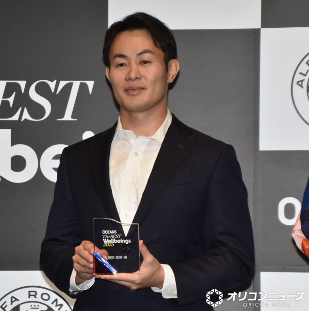『OCEANS The BEST Wellbeings 2025』受賞者披露セレモニーに参加した福岡堅樹氏 （C）ORICON NewS inc.