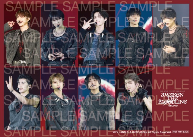 『2025 &TEAM CONCERT TOUR 'AWAKEN THE BLOODLINE' ENCORE in JAPAN』ライブビューイング来場者特典（C）YX LABELS. & HYBE JAPAN All Rights Reserved.