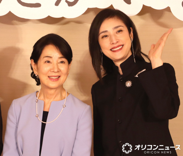 次の共演での意欲を語った（左から）吉永小百合、天海祐希 （C）ORICON NewS inc.