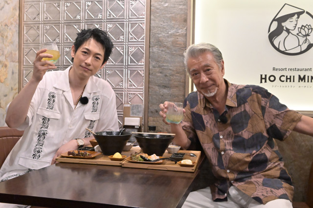 『じゅん散歩』に出演するディーン・フジオカ、高田純次（C）テレビ朝日