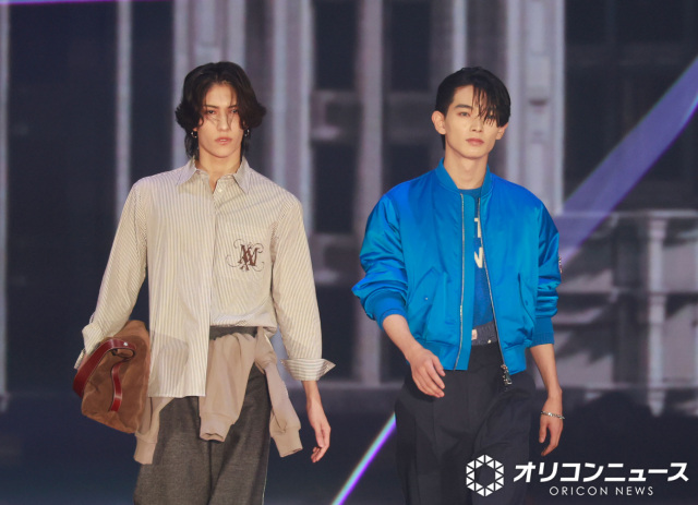『Rakuten GirlsAward 2025 AUTUMN/WINTER』に出演した少年忍者(左から)ヴァサイェガ渉、内村颯太 (C)ORICON NewS inc.