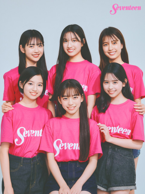 「ミスセブンティーン2025」受賞者（上段左から）原田花埜、川瀬翠子、堀口真帆（下段左から）佐々木満音、岡本望来、梶原叶渚、堀口真帆(C) Seventeen／集英社　撮影／千葉タイチ　