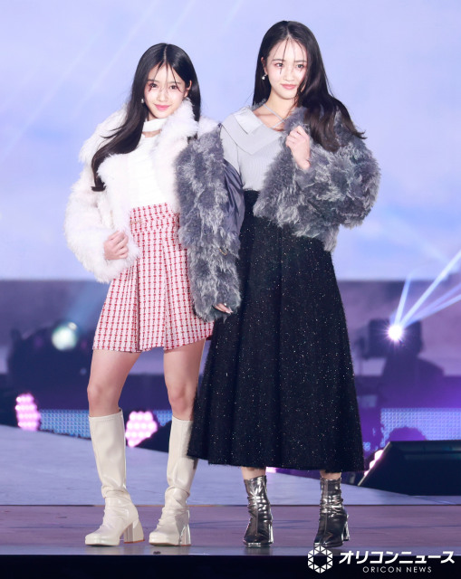 『Rakuten GirlsAward 2025 AUTUMN/WINTER』に出演した（左から）天翔天音、天翔愛 （C）ORICON NewS inc.