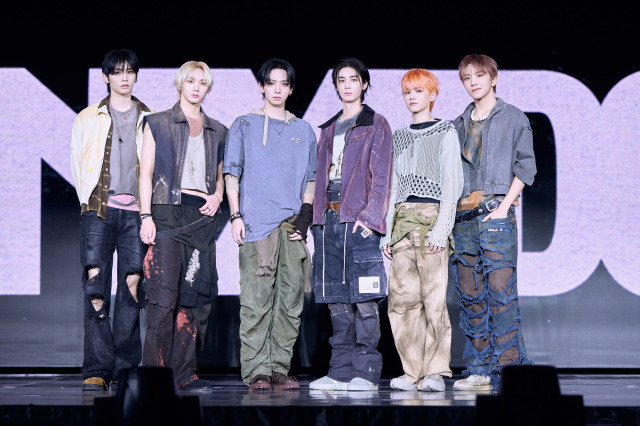 5th EP『The Action』発売記念メディアショーケースに登場したBOYNEXTDOOR（P）＆（C）KOZ Entertainment.