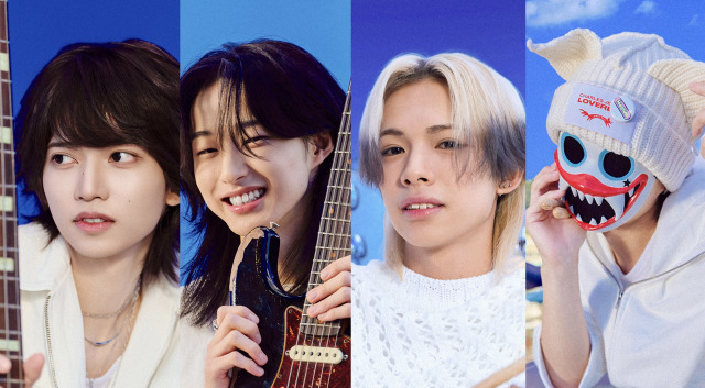 『STEAL HEART CLUB』に出演する（左から）マーシャ、ケイテン、カズキ、ハギワ（C） CJ ENM. All Rights Reserved
