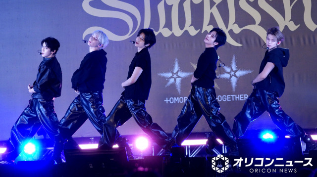 日本3rdアルバム『Starkissed』の発売記念のショーケースを開催したTOMORROW X TOGETHER （C）ORICON NewS inc.
