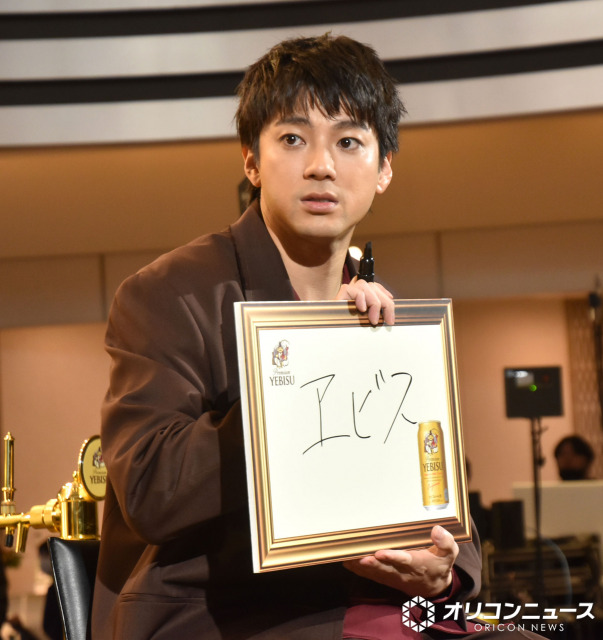 『エビスビール 黄金のBAR』先行内覧会及び新CM発表会に参加した山田裕貴 （C）ORICON NewS inc.