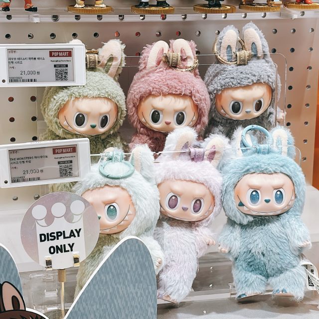 「POP MART」で売られているラブブ（撮影：二俣愛子）