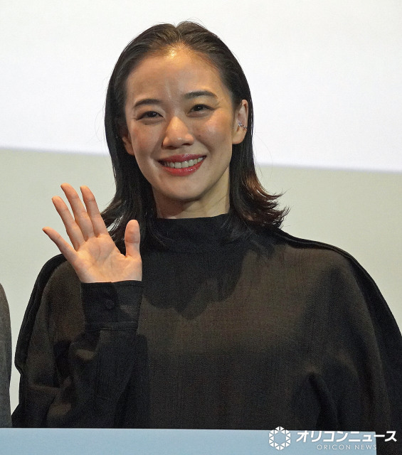 映画『ミーツ・ザ・ワールド』公開記念舞台あいさつに登壇した蒼井優 (C)ORICON NewS inc.