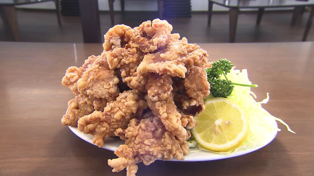 28日放送『オモウマい店』=味のイサムの元祖ぶたから(C)中京テレビ