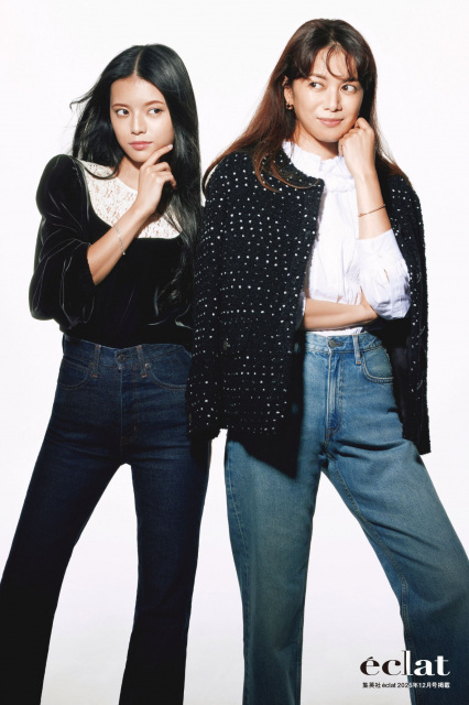 ファッション誌「eclat」12月号(c)eclat2025年12月号/集英社 撮影/赤尾昌則(whiteSTOUT)
