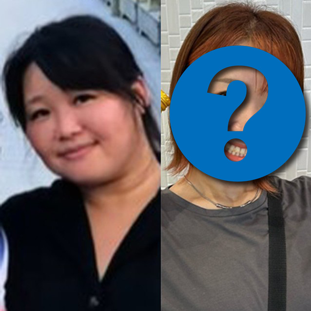 減量前と現在のみんみんさん（@minminmin838383より）