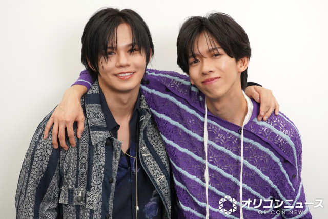 映画『超特急 The Movie RE:VE』単独インタビューに参加した超特急（左から）カイ、リョウガ （C）ORICON NewS inc.