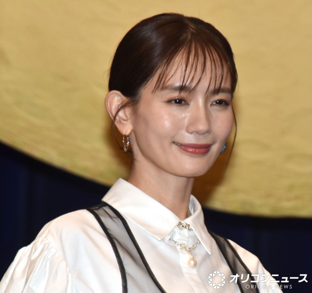 映画『平場の月』完成披露試写会に登壇した中村ゆり (C)ORICON NewS inc.