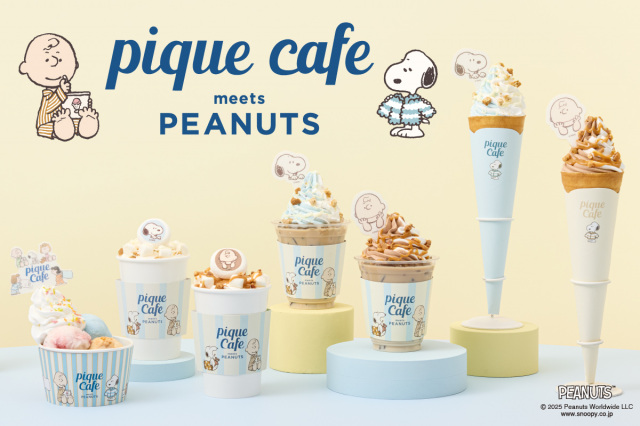 GELATO PIQUE CAFE meets PEANUTS