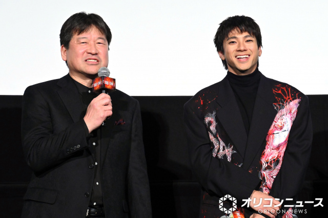 衝撃作『爆弾』に自信を見せた(左から)佐藤二朗、山田裕貴 (C)ORICON NewS inc.