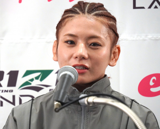 『RIZIN LANDMARK 12 in KOBE』でイ・ボミと対戦するケイト・ロータス (C)ORICON NewS inc.