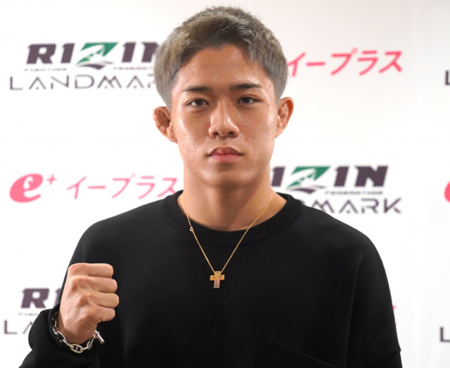 『RIZIN LANDMARK 12 in KOBE』で萩原京平と対戦する秋元強真 （C）ORICON NewS inc.