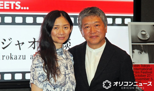 （左から）クロエ・ジャオ監督、是枝裕和監督 （C）ORICON NewS inc.