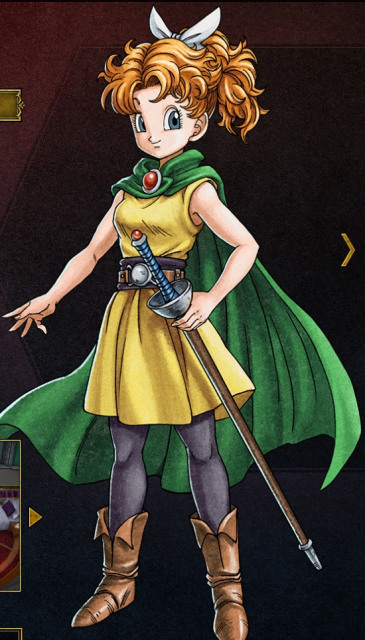 『HD-2D版 ドラゴンクエストI＆II』サマルトリアの王女のビジュアル