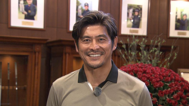 MBSゴルフ中継の応援アンバサダーに就任した坂口憲二（C）MBS