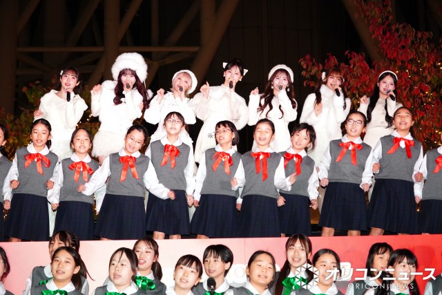 『東京スカイツリータウン ドリームクリスマス2025 イルミネーション』点灯セレモニーに登場したCANDY TUNE （C）ORICON NewS inc.