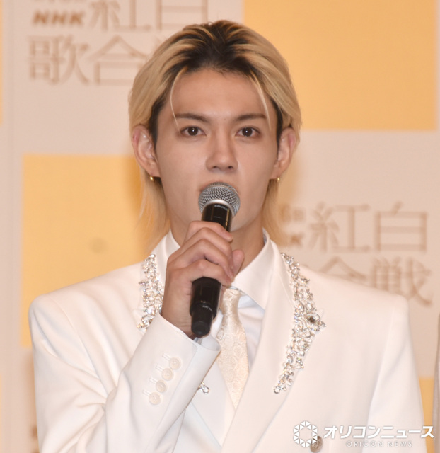 『第76回NHK紅白歌合戦』初出場会見に登壇したM!LK・佐野勇斗 （C）ORICON NewS inc.