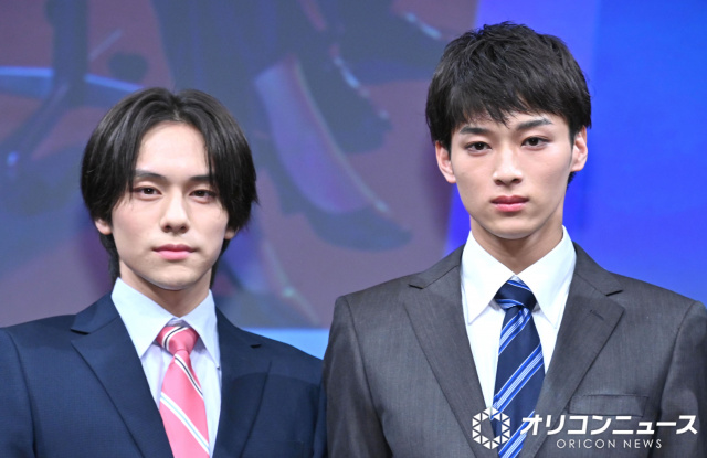 台本に衝撃を受けたことを明かした（左から）山下幸輝、松本怜生 （C）ORICON NewS inc.