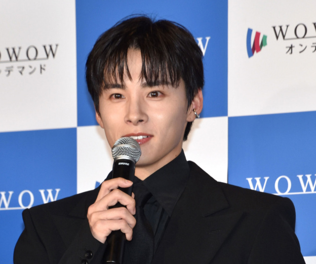 WOWOW『連続ドラマW シャドウワーク』完成報告会に登壇したJO1・川西拓実 （C）ORICON NewS inc.