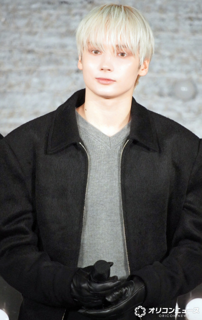 東京ドームシティ ウィンターイルミネーション『TOKYO SNOW DOME CITY』点灯式に登場したTOMORROW X TOGETHER ・HUENINGKAI（C）ORICON NewS inc.