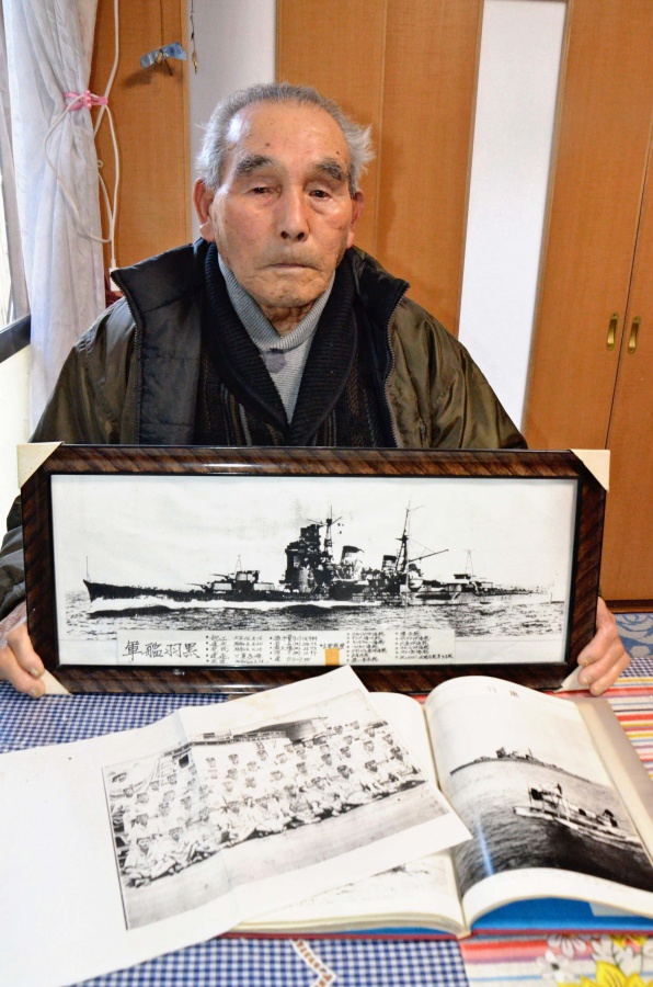 「戦争は二度と起こしてはいけない」と話す宮園静男さん
