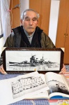 「戦争は二度と起こしてはいけない」と話す宮園静男さん