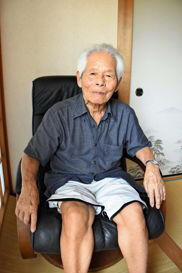 「集落から４０人近くが戦地に向かった」と話す畠中渉さん