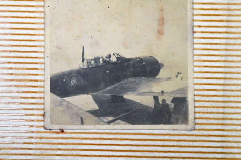 石垣島で木之下茂道さんが特攻機として整備した零式艦上戦闘機（木之下さん提供）