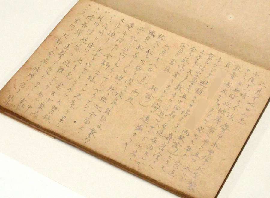 ７６年前の６月１７日にあった鹿児島大空襲の様子を伝える鹿児島市立女子興業学校の「教務日誌」（画像は一部加工してあります）