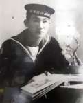 一等水兵時代の荒木政雄さん