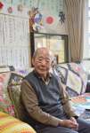 ブーゲンビルの戦いに従軍した田平操さん＝薩摩川内市若松町
