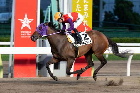 １０００勝を達成したレースで騎乗する和田譲治騎手