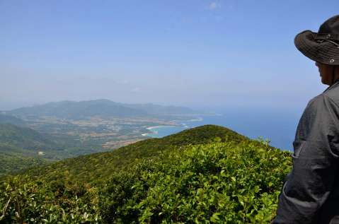 世界自然遺産の徳之島・井之川岳山頂付近からの風景（資料写真）