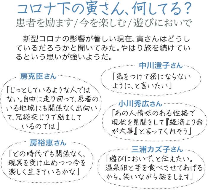 コロナ下、寅さん何している？