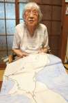 「生活に戦争が入り込んだ子ども時代だった」と振り返る山本幸子さん＝鹿児島市東坂元１丁目