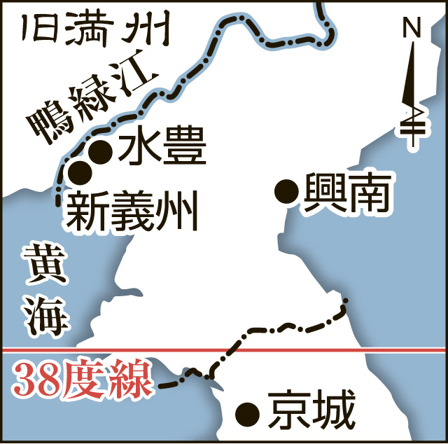 地図・朝鮮半島