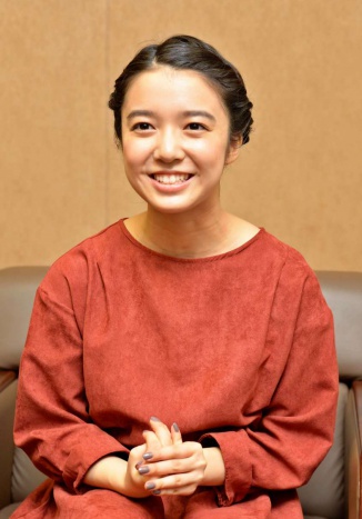 11月１日放送開始の連続テレビ小説「カムカムエヴリバディ」のヒロインを務める上白石萌音さん