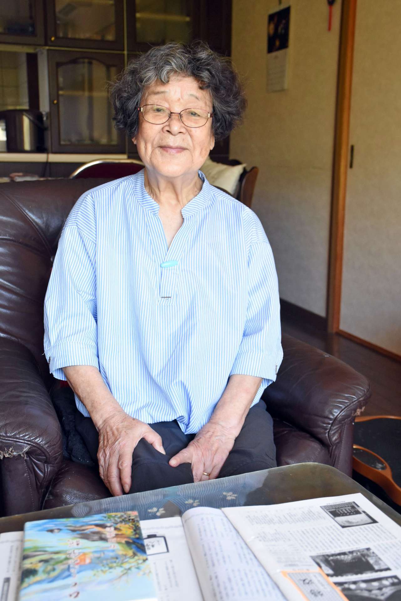 特攻隊員との交流を振り返る有川蓮美さん