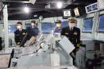 護衛艦はぐろの操舵室