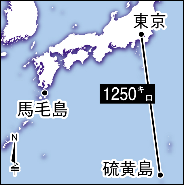 地図・硫黄島