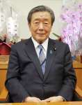 派閥会長就任の抱負を語る森山裕衆院議員＝１６日、国会内