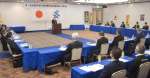 （別アングル）和牛日本一に向けた事業計画などを協議した全共県推進協議会通常総会＝鹿児島市のアートホテル鹿児島