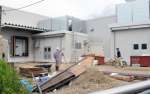 拡張工事が大詰めを迎えているスターゼンミートプロセッサー阿久根工場＝１日、阿久根市